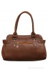 Fostelo PU Shoulder Bag-Brown